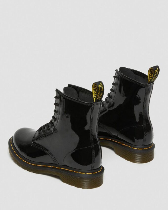 1460 Women's Patent Leather Lace Up Boots