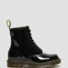 1460 Women's Patent Leather Lace Up Boots
