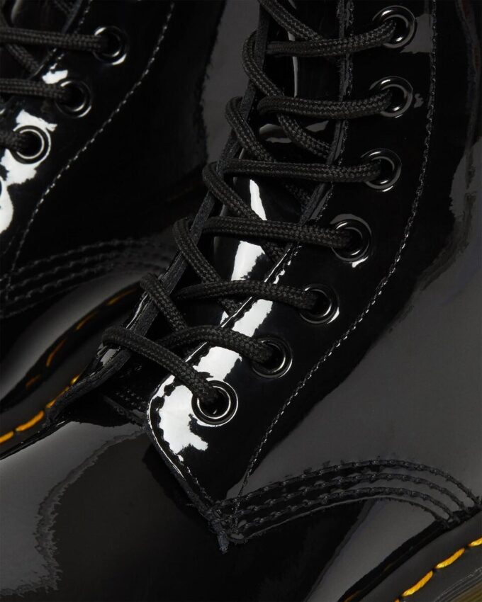 1460 Women's Patent Leather Lace Up Boots