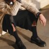 1461 Bex Made in England Emboss Suede Oxford Shoes