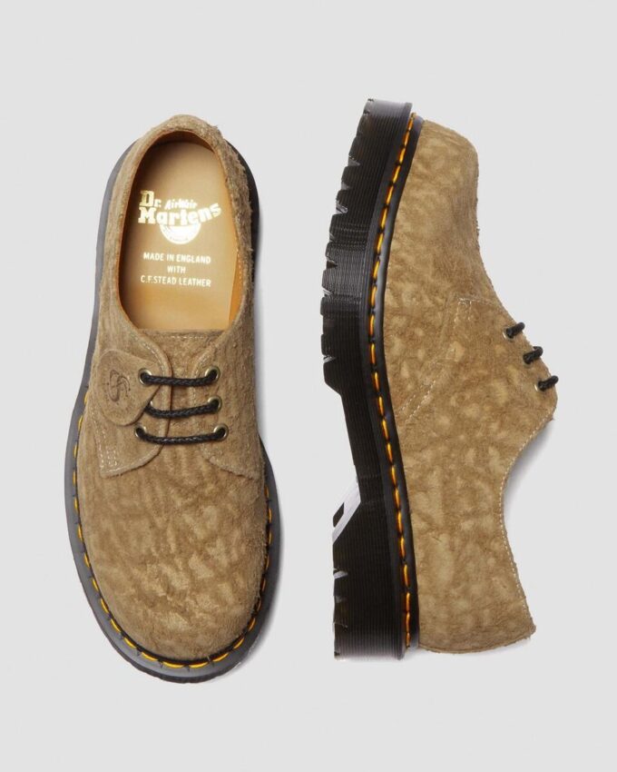 1461 Bex Made in England Emboss Suede Oxford Shoes