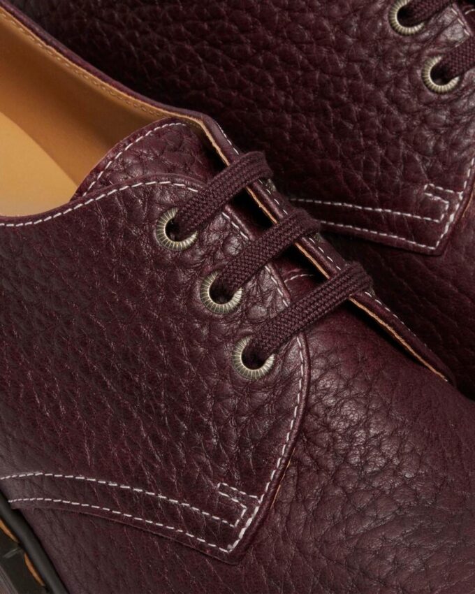1461 Made in England Soft Boa Embossed Leather Bump Toe Shoes
