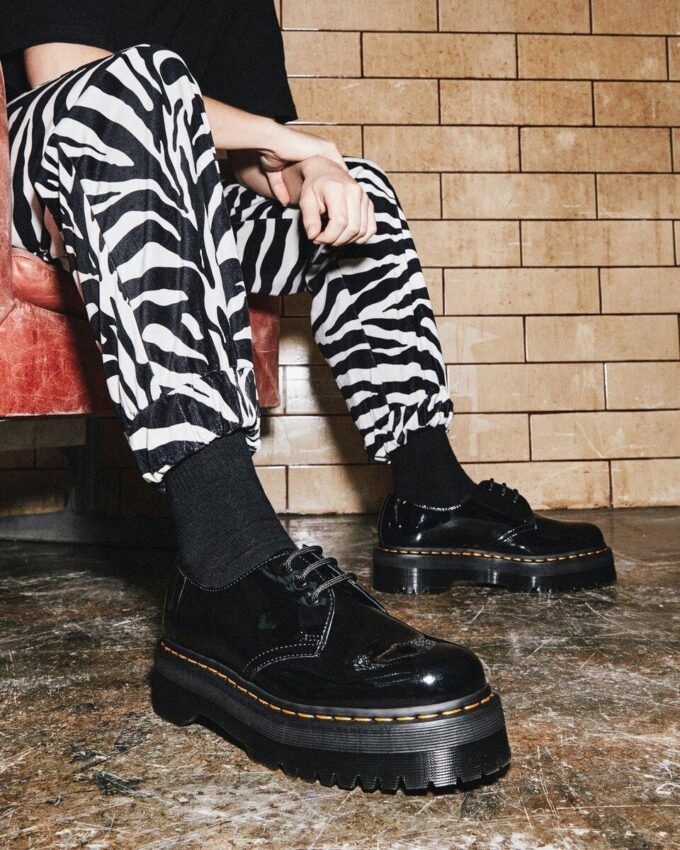 1461 Patent Leather Platform Oxford Shoes