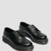 1461 White Stitch Smooth Leather Lace Up Shoes