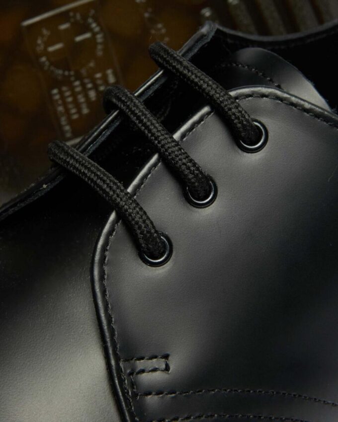 1461 White Stitch Smooth Leather Lace Up Shoes
