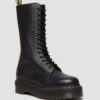 1B99 Pisa Leather Mid Calf Lace Up Boots