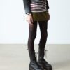 1B99 Pisa Leather Mid Calf Lace Up Boots