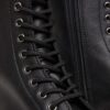 1B99 Pisa Leather Mid Calf Lace Up Boots