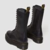 1B99 Pisa Leather Mid Calf Lace Up Boots