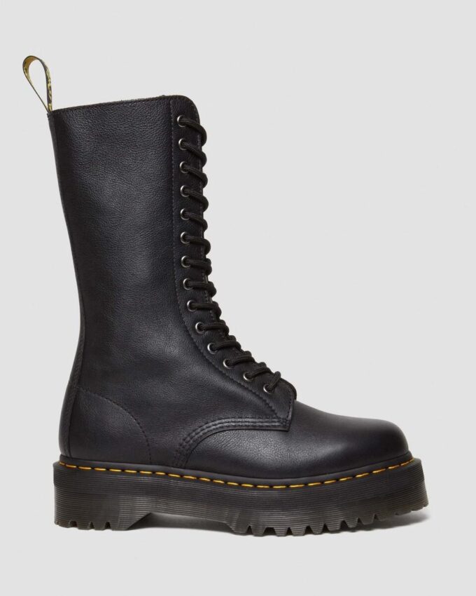 1B99 Pisa Leather Mid Calf Lace Up Boots