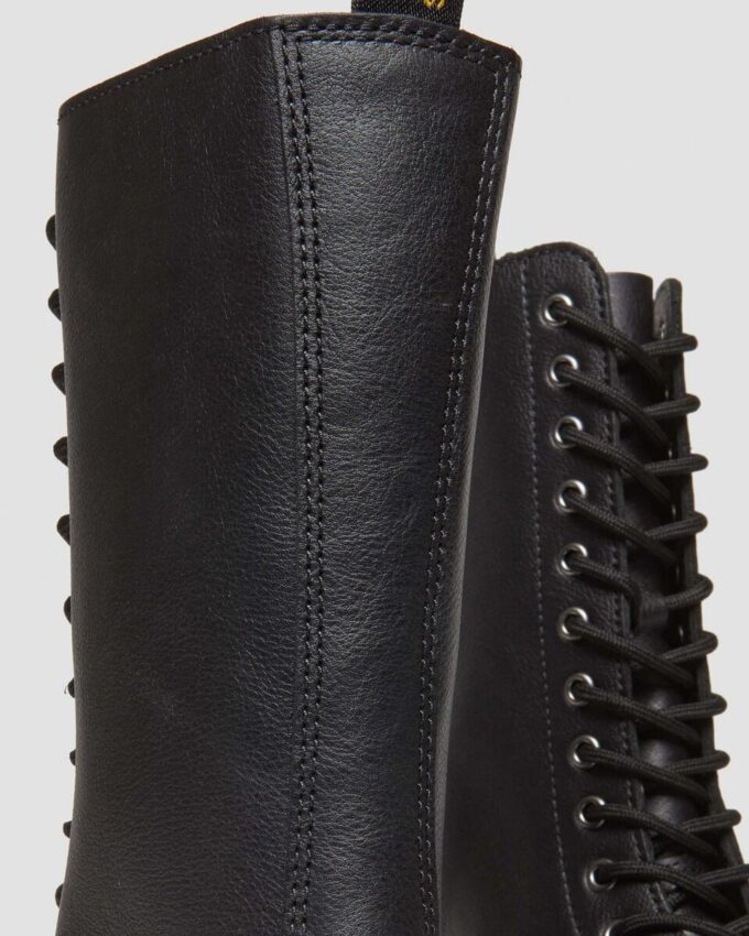 1B99 Pisa Leather Mid Calf Lace Up Boots