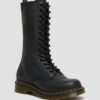 1B99 Virginia Leather Mid Calf Boots