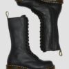 1B99 Virginia Leather Mid Calf Boots