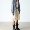 1B99 Virginia Leather Mid Calf Boots