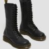 1B99 Virginia Leather Mid Calf Boots