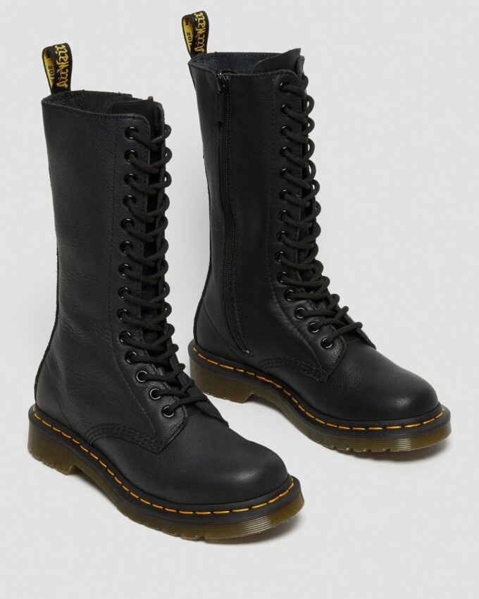 1B99 Virginia Leather Mid Calf Boots