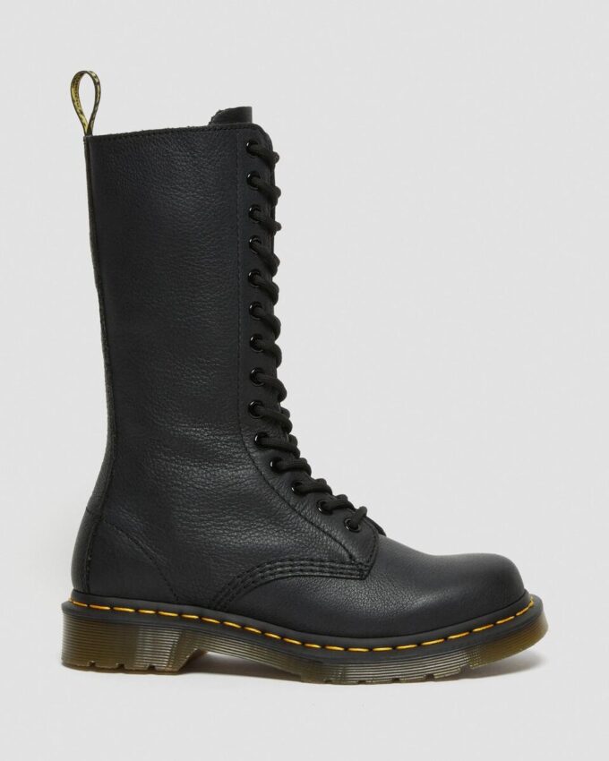 1B99 Virginia Leather Mid Calf Boots