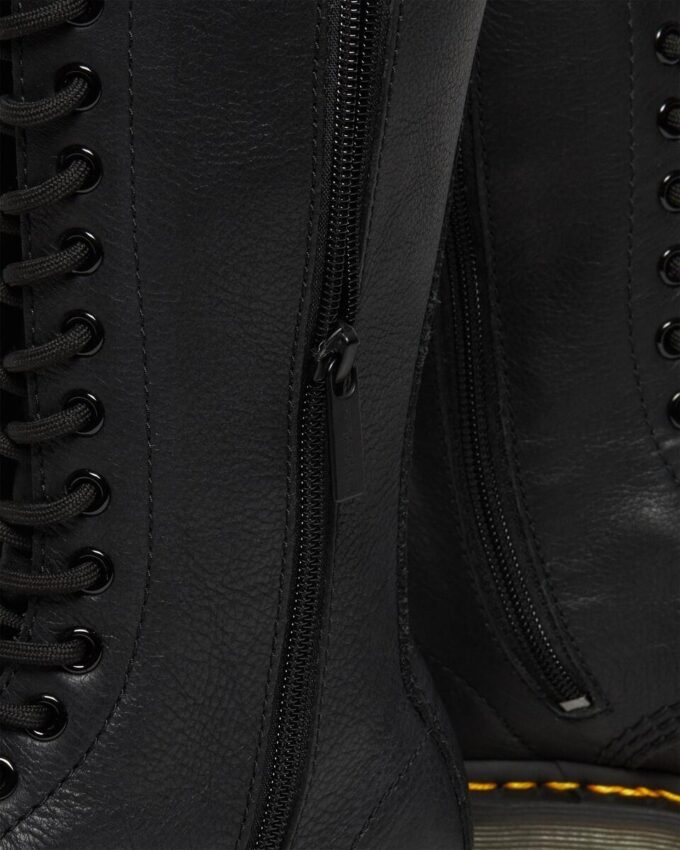 1B99 Virginia Leather Mid Calf Boots