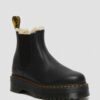 2976 Faux Fur Lined Platform Chelsea Boots