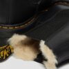2976 Faux Fur Lined Platform Chelsea Boots