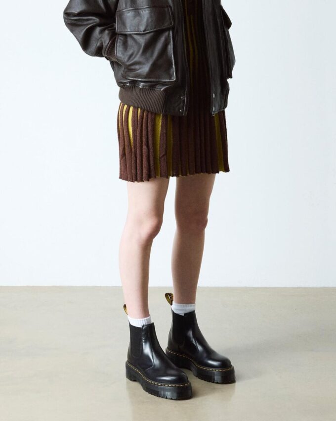 2976 Smooth Leather Platform Chelsea Boots