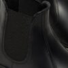 2976 White Stitch Smooth Leather Chelsea Boots