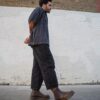 2976 Yellow Stitch Crazy Horse Leather Chelsea Boots