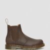 2976 Yellow Stitch Crazy Horse Leather Chelsea Boots