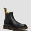 2976 Yellow Stitch Smooth Leather Chelsea Boots