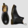 2976 Yellow Stitch Smooth Leather Chelsea Boots