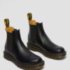 2976 Yellow Stitch Smooth Leather Chelsea Boots