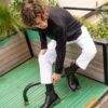 2976 Yellow Stitch Smooth Leather Chelsea Boots