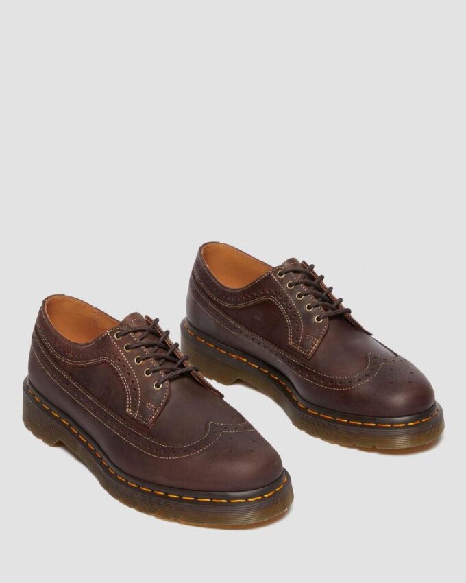 3989 Crazy Horse Leather Brogue Shoes