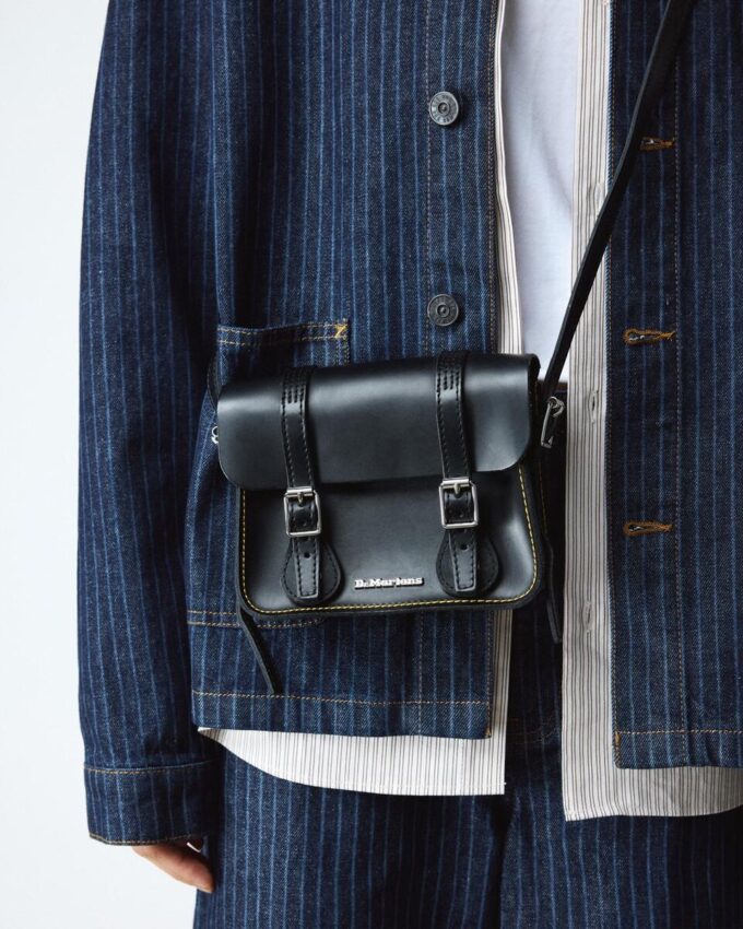 7 INCH SATCHEL Leather Crossbody Bag
