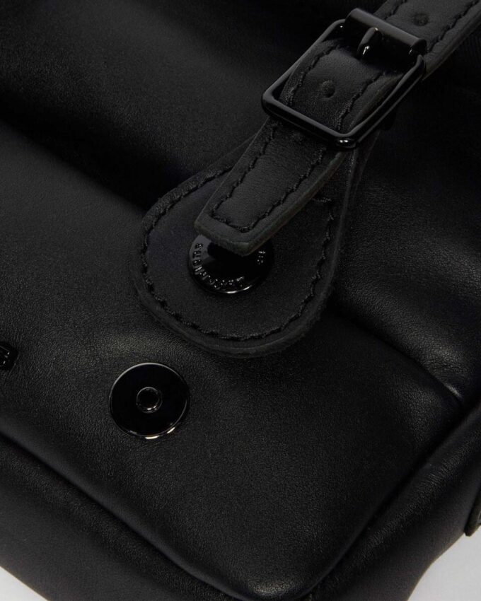 7 Inch Satchel Padded Leather Bag