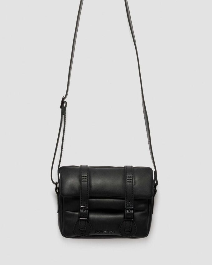 7 Inch Satchel Padded Leather Bag