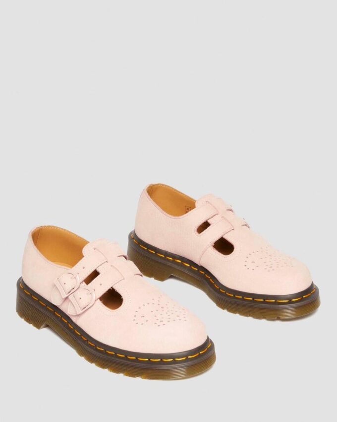 8065 Nubuck Leather Mary Jane Shoes