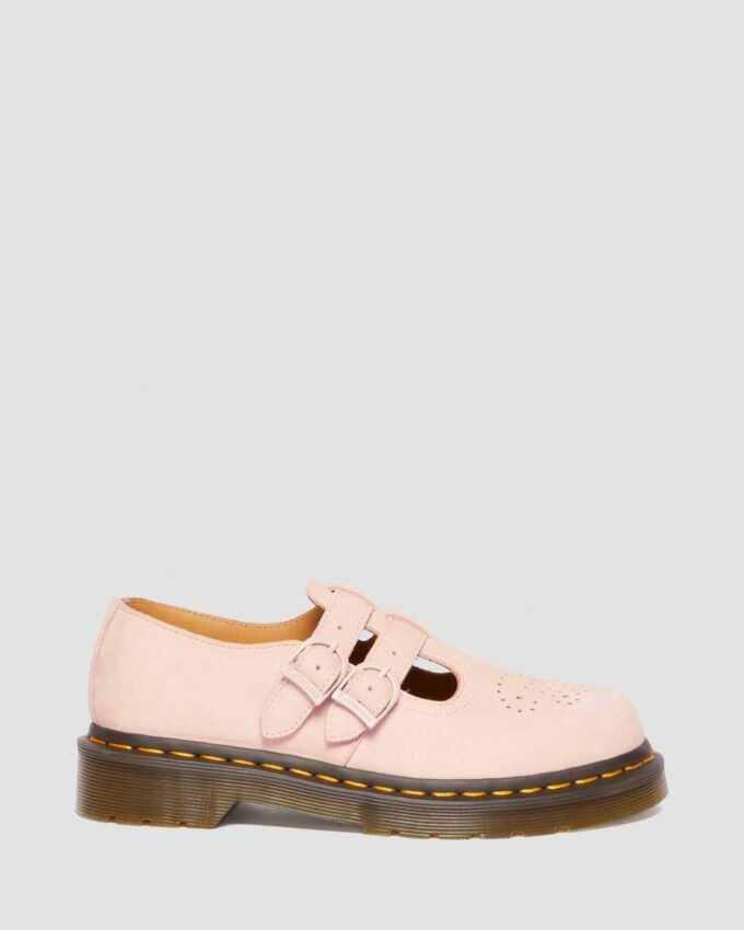 8065 Nubuck Leather Mary Jane Shoes