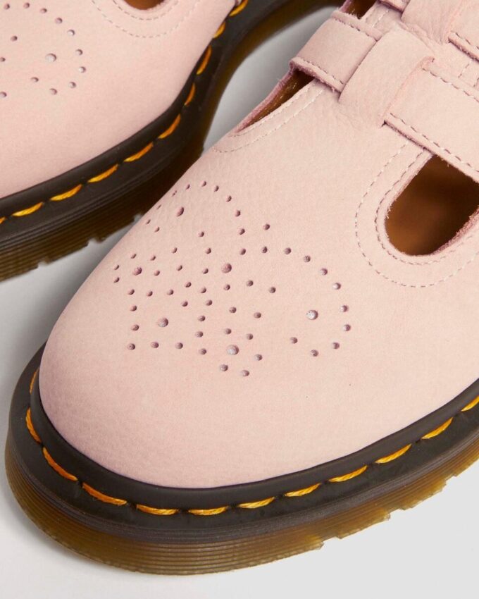 8065 Nubuck Leather Mary Jane Shoes