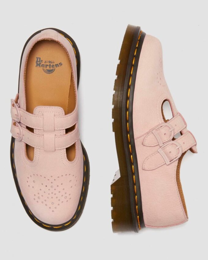 8065 Nubuck Leather Mary Jane Shoes
