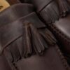 Adrian Crazy Horse Leather Tassel Loafers