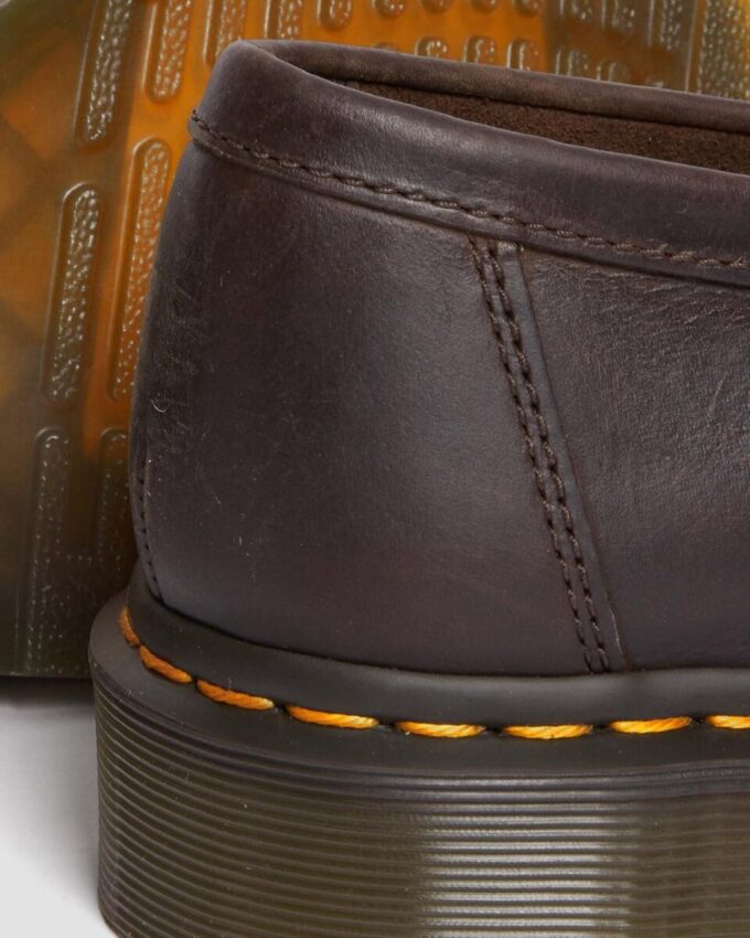 Adrian Crazy Horse Leather Tassel Loafers
