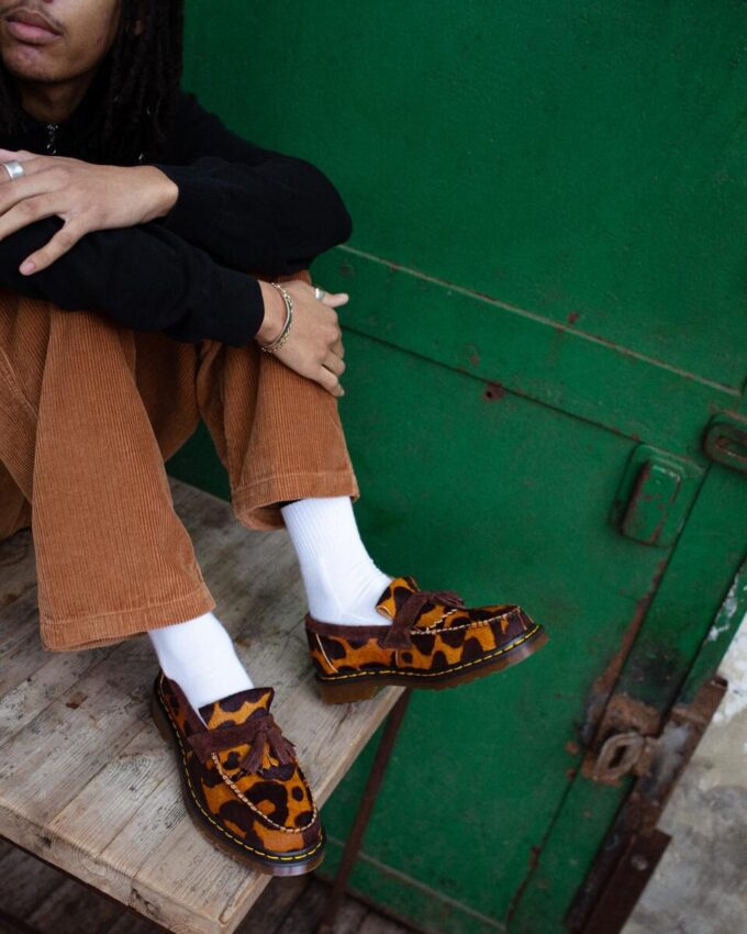 Adrian Made in England Hair On Tassel Loafers