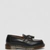 Adrian Vintage Made In England Quilon Leather Tassel Loafers
