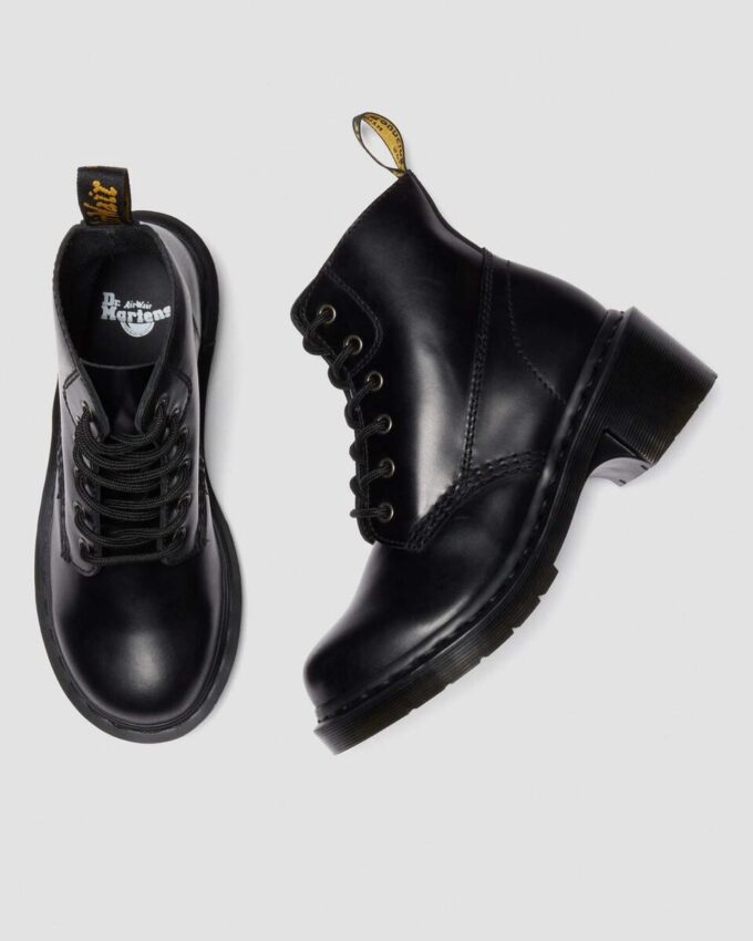 ALDERSTONE Orleans Leather Lace Up Ankle Boots