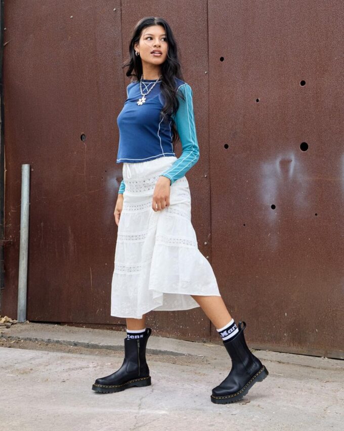 Amaayah Lo Orleans Leather Chelsea Boots
