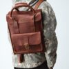 Ambassador Leather Backpack