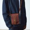Ambassador Leather Reporter Bag