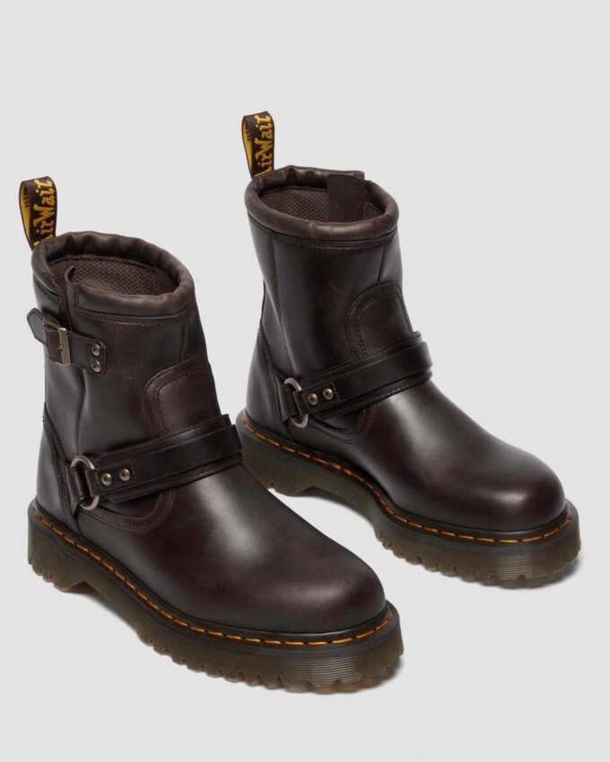 Anistone Harness Crazy Horse Biker Boots