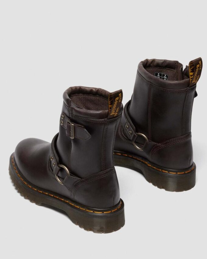 Anistone Harness Crazy Horse Biker Boots